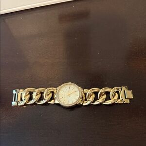Michael Kors Gold Chain Bracelet Watch